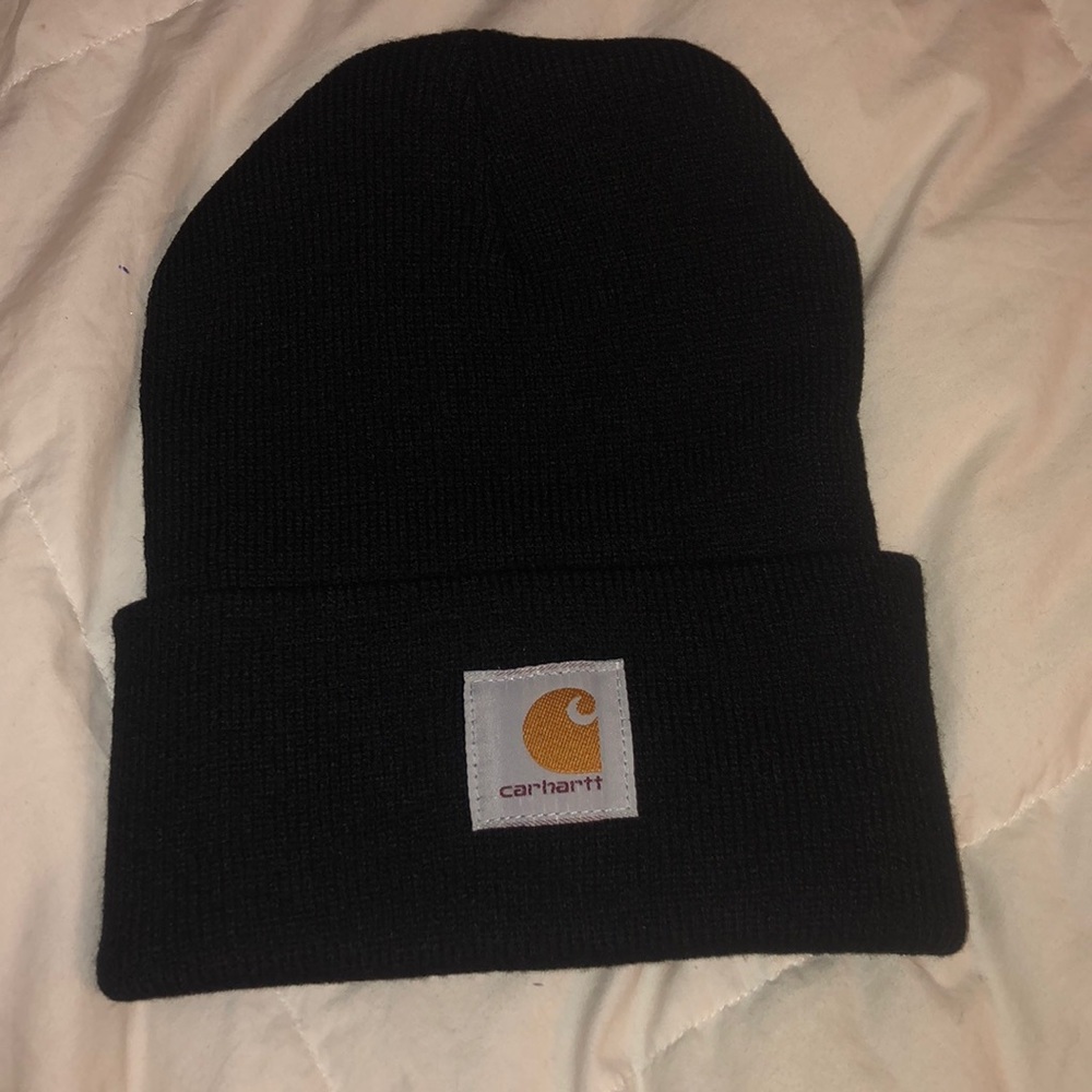 black beanie
